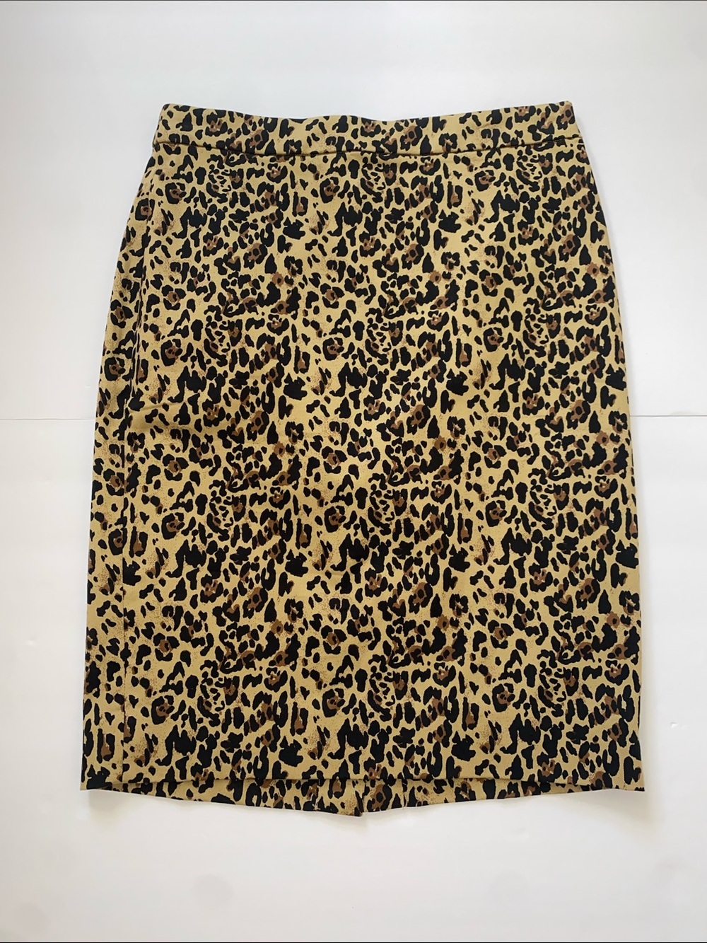 NWOT J.Crew Leopard Print No. 2 Pencil Skirt Size 4 Fall Style Corporate Chic